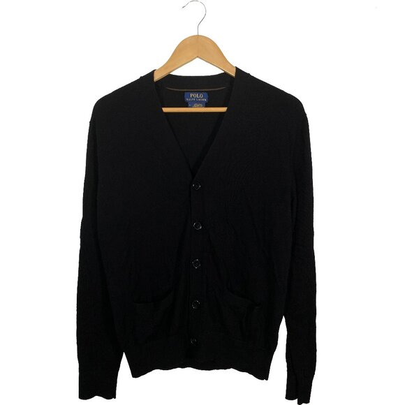 Polo Ralph Lauren Italian Merino Wool Cardigan Size M - Picture 1 of 7